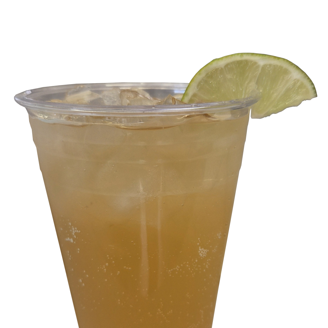 Soda Drop's Ginger Beach original drink.