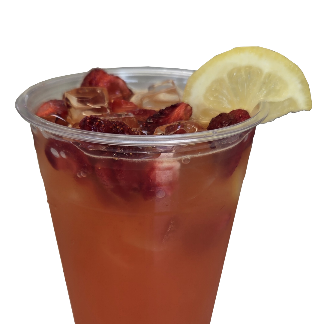 Soda Drop's Strawberry Mango Resort lemonade drink.
